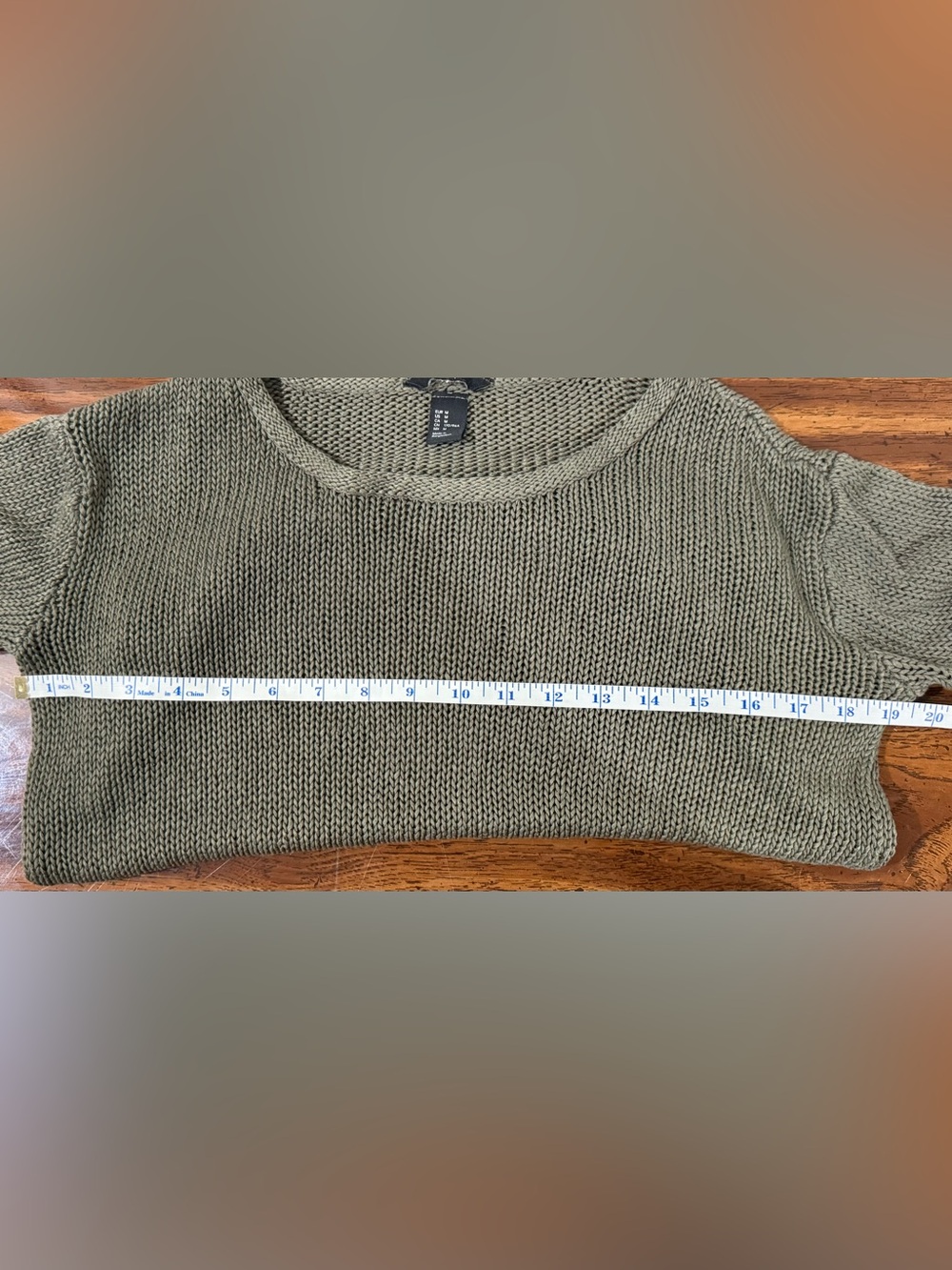 H&M Olive Green Short-Sleeve Knit Top - Picture 4 of 4